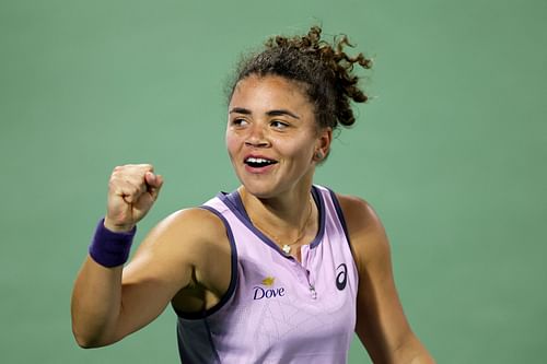 Jasmine Paolini at the Dubai Tennis Championships 2025. (Photo: Getty)