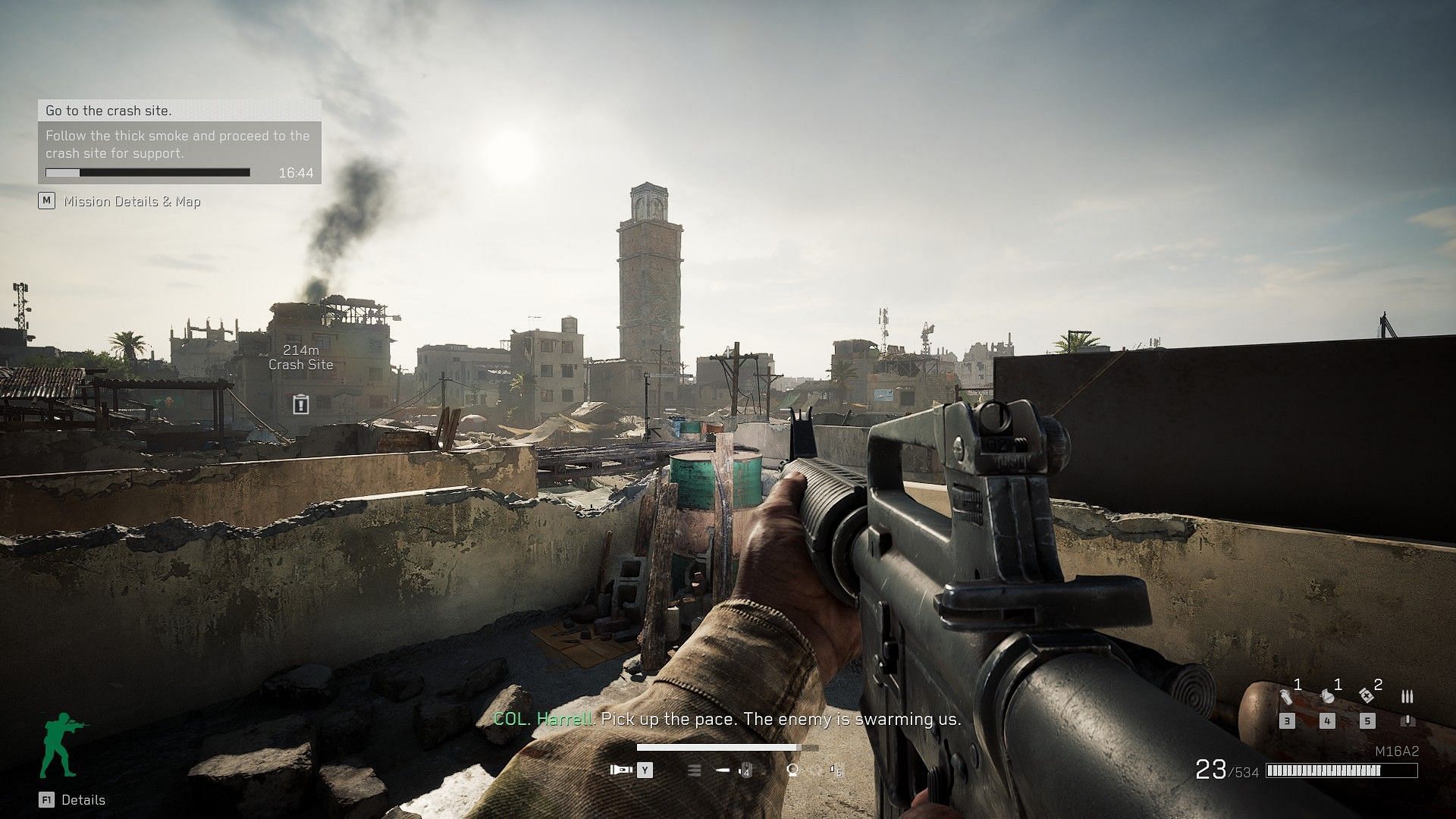 Battling snipers in the shanty town of Chapter 3 (Image via Sportskeeda Gaming || TiMi Studio Group)