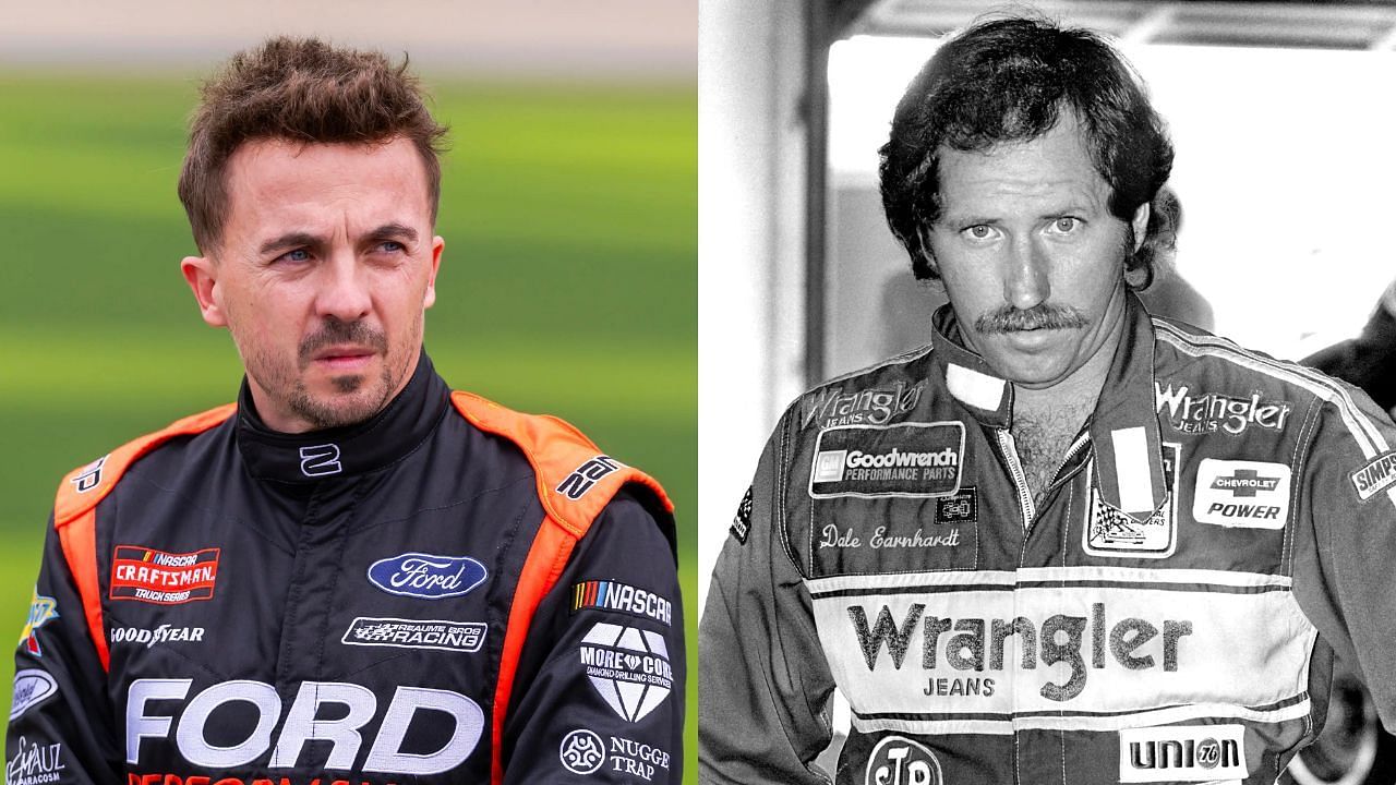 Frankie Muniz and Dale Earnhardt Sr.