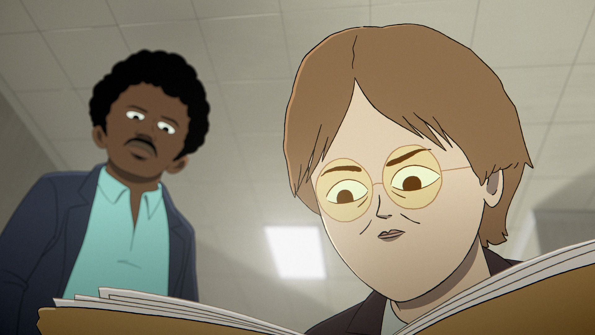 Copano and Harrington in the show (Image via Adult Swim)