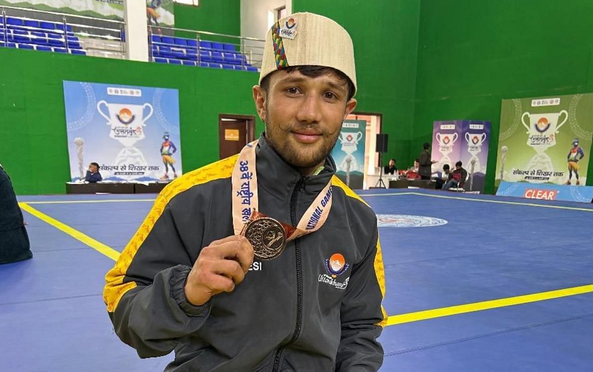 Neeraj Joshi hogged the spotlight with a silver at National Games 2025. (Image via Press Release)