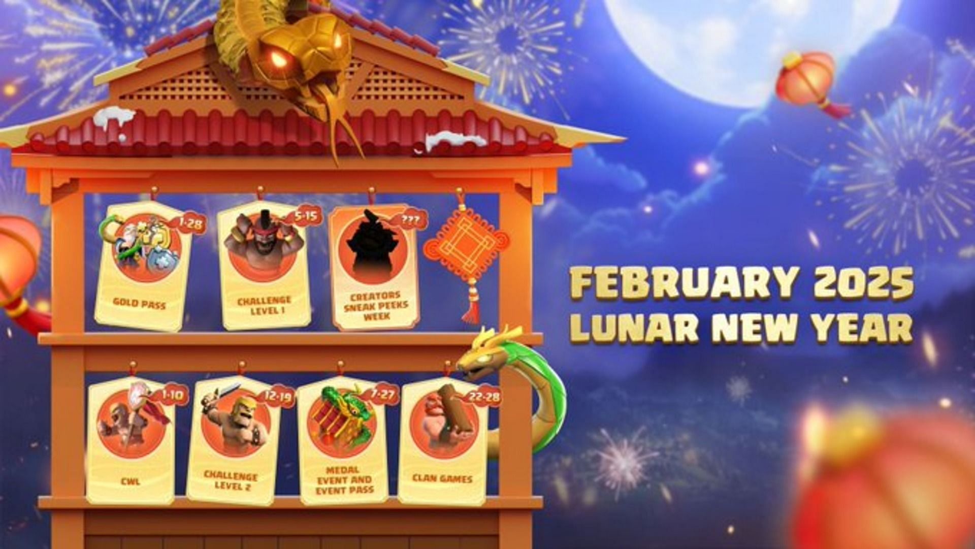 The February event lineup is here (Image via Supercell)