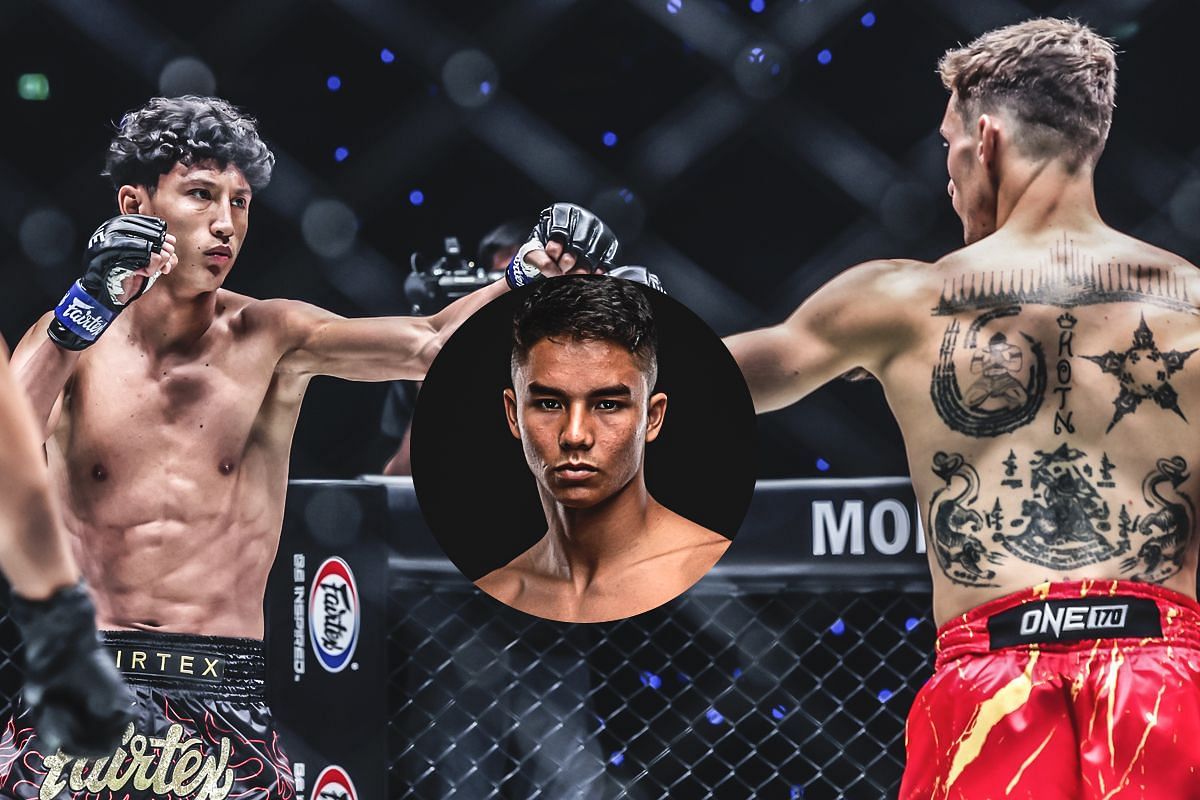 Nabil Anane, Johan Ghazali, Nico Carrillo - Photo by ONE Championship