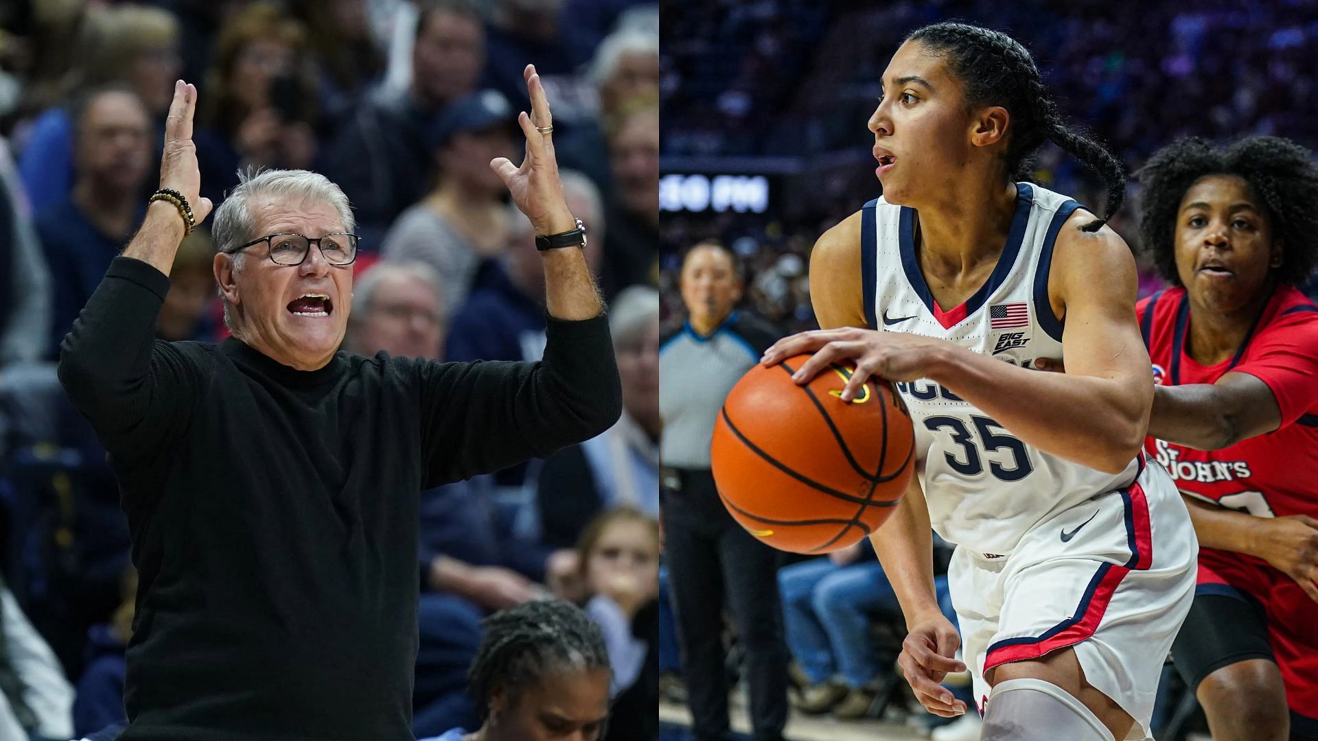 Geno Auriemma and Azzi Fudd