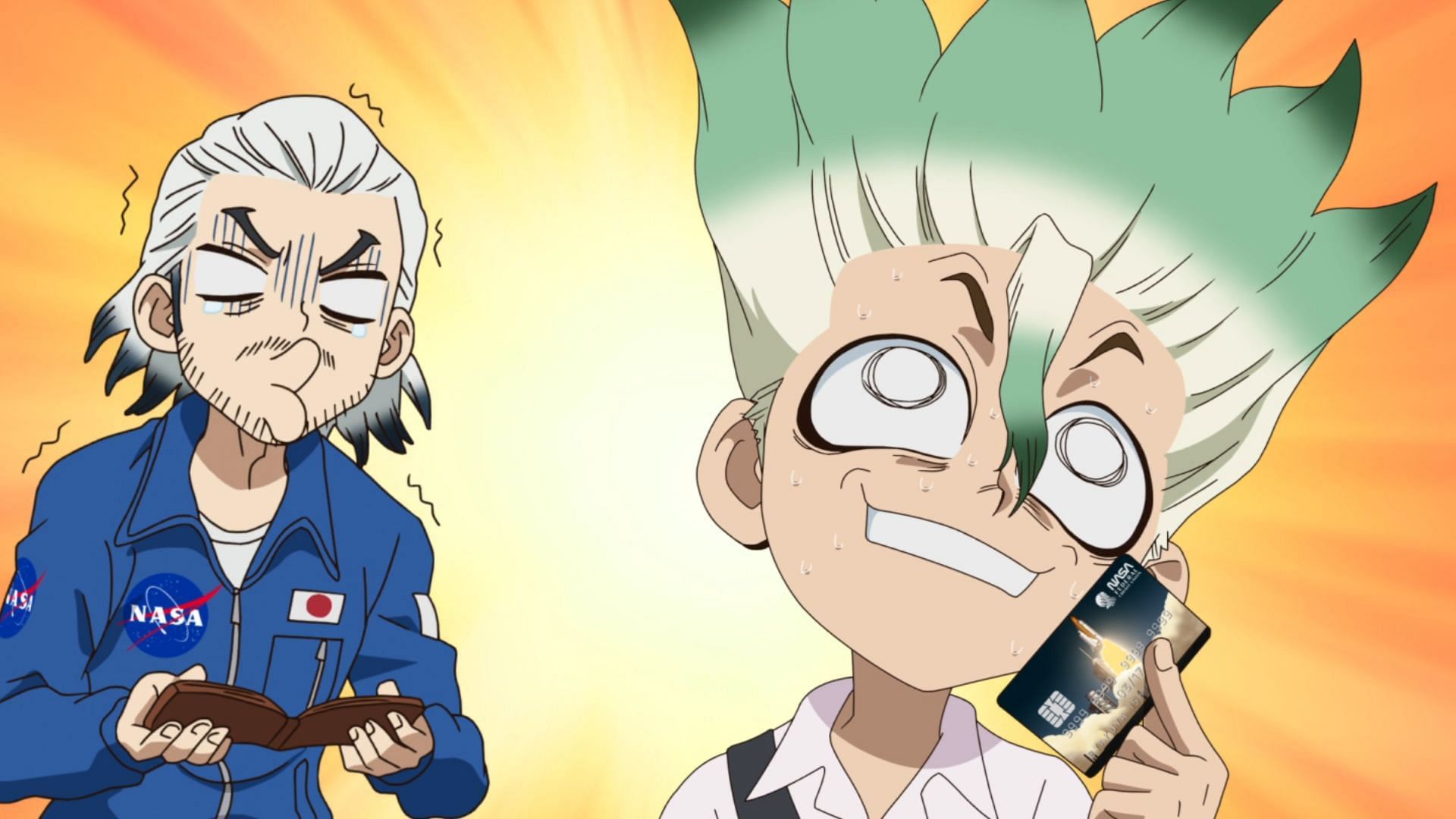 Byakuya and Senku&#039;s relationship is also a major highlight of Dr. Stone season 4 episode 7 (Image via TMS Entertainment)