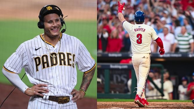 "Bryce Harper brings that energy, he's one of the best" - When Manny Machado was hyped up to go against Phillies superstar in the NLCS