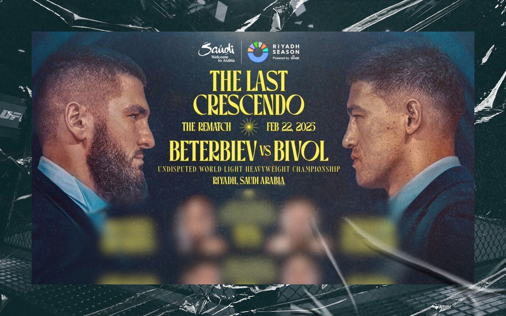 Artur Beterbiev vs. Dmitry Bivol 2 fight card information. [Image courtesy: @DAZNBoxing via X ]