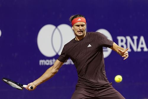 Alexander Zverev in action at the 2025 Argentina Open - Source: Getty