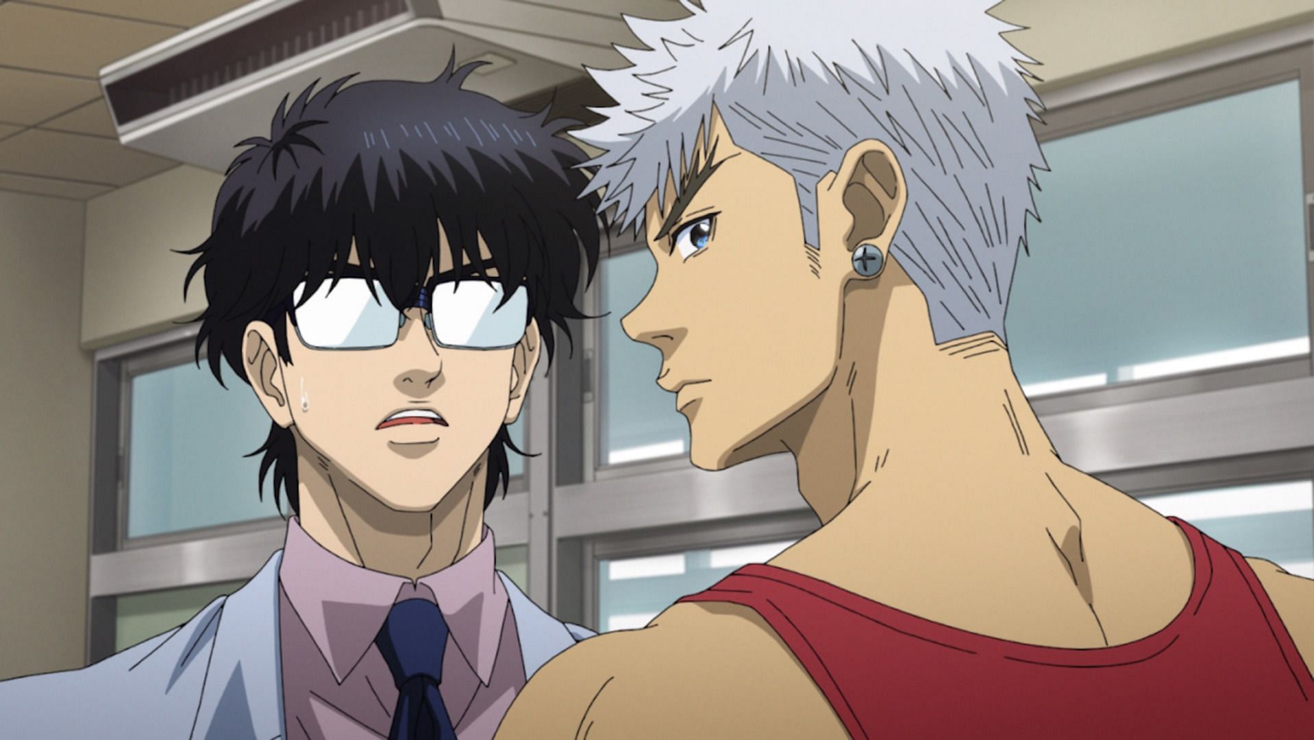 Sakamoto and Franken in episode 5 (image via Gaina)