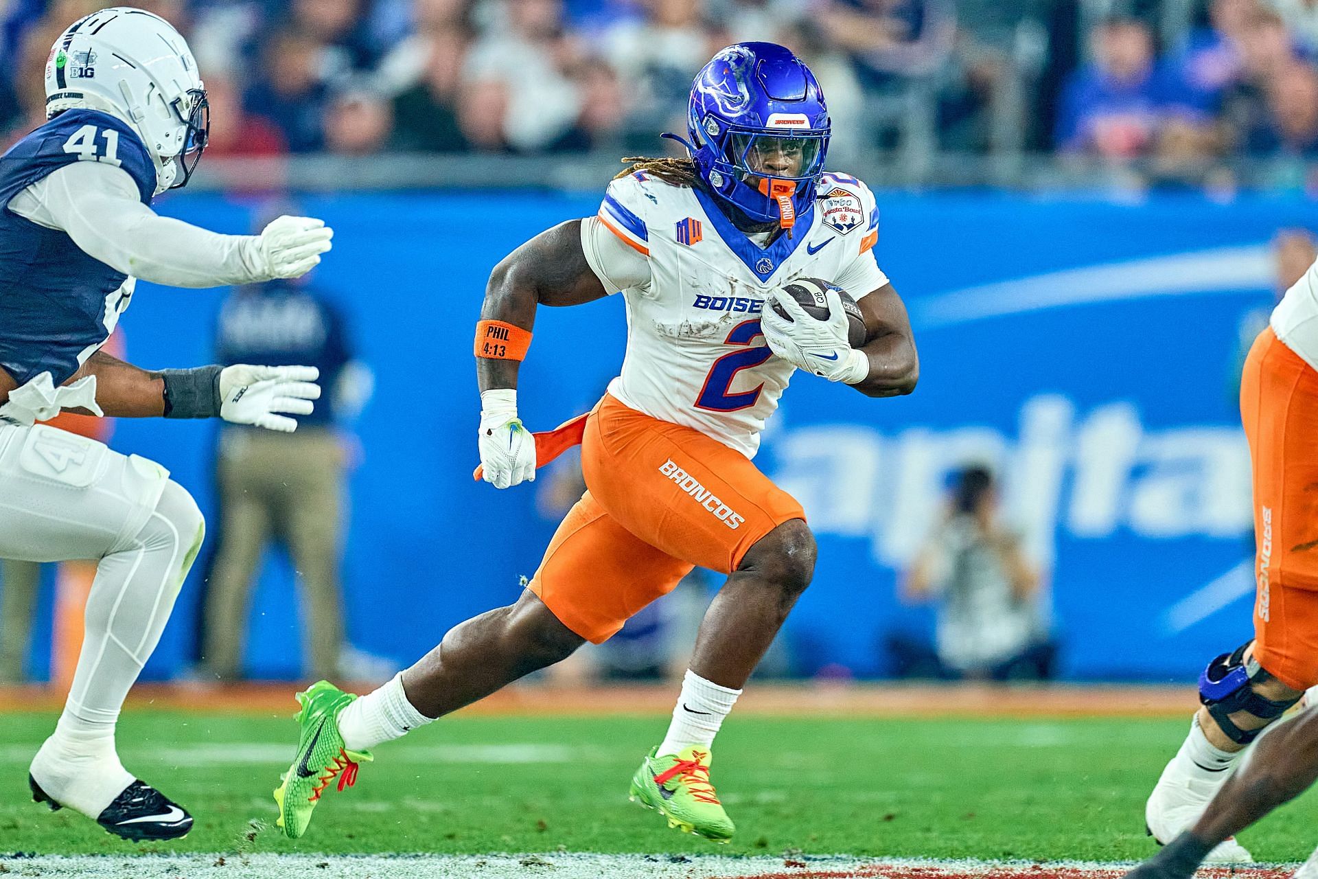 Ashton Jeanty during Vrbo Fiesta Bowl - Penn State v Boise State - Source: Getty