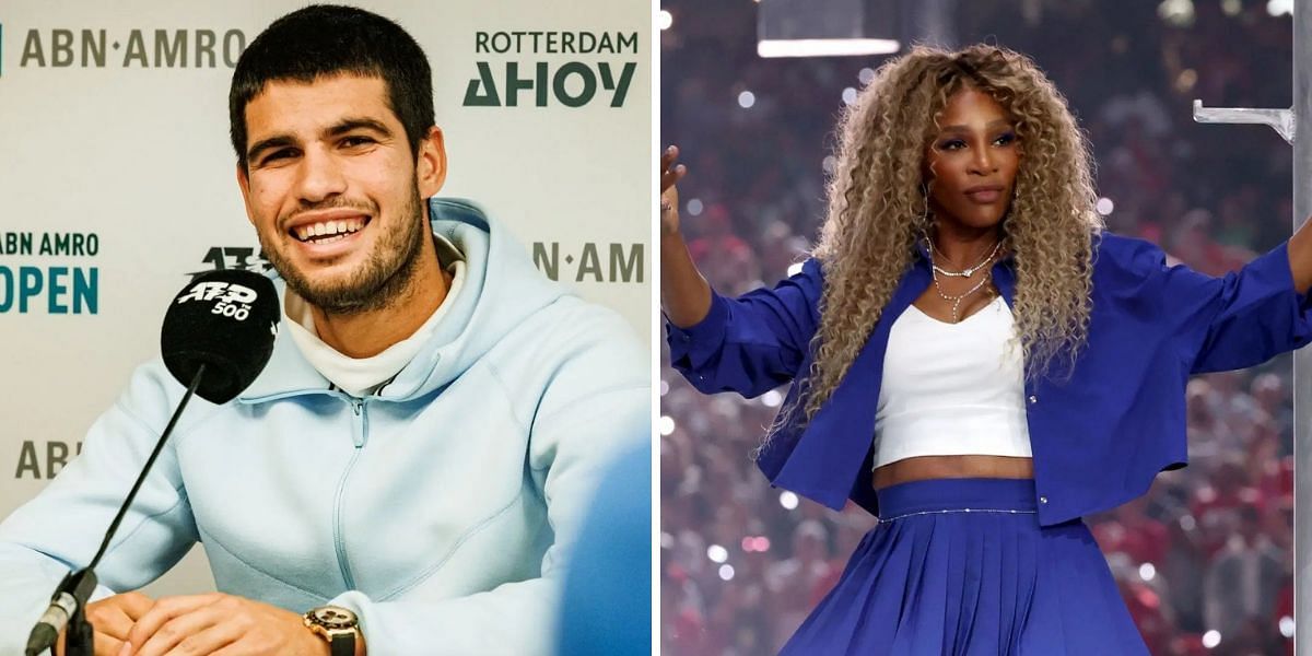 Carlos Alcaraz (Left) and Serena Williams (Right) - Source: Getty