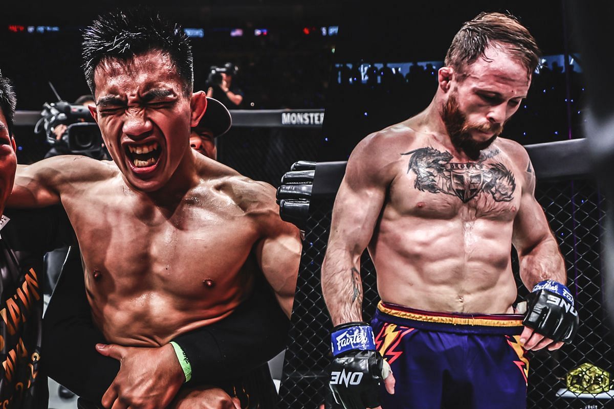 Joshua Pacio and Jarred Brooks - Photo by ONE Championship