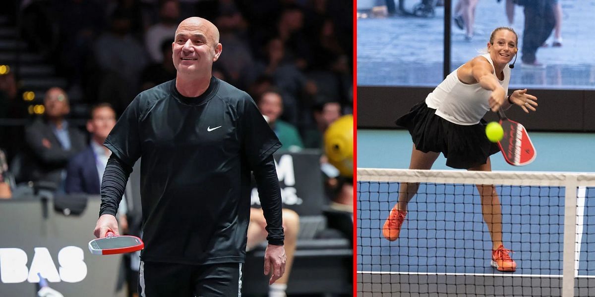 Andre Agassi (L) Brooke Buckner (R) | Getty