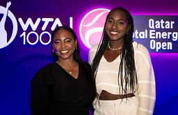 Coco Gauff & mother Candi send their love to each other after turning heads at Qatar Open player party