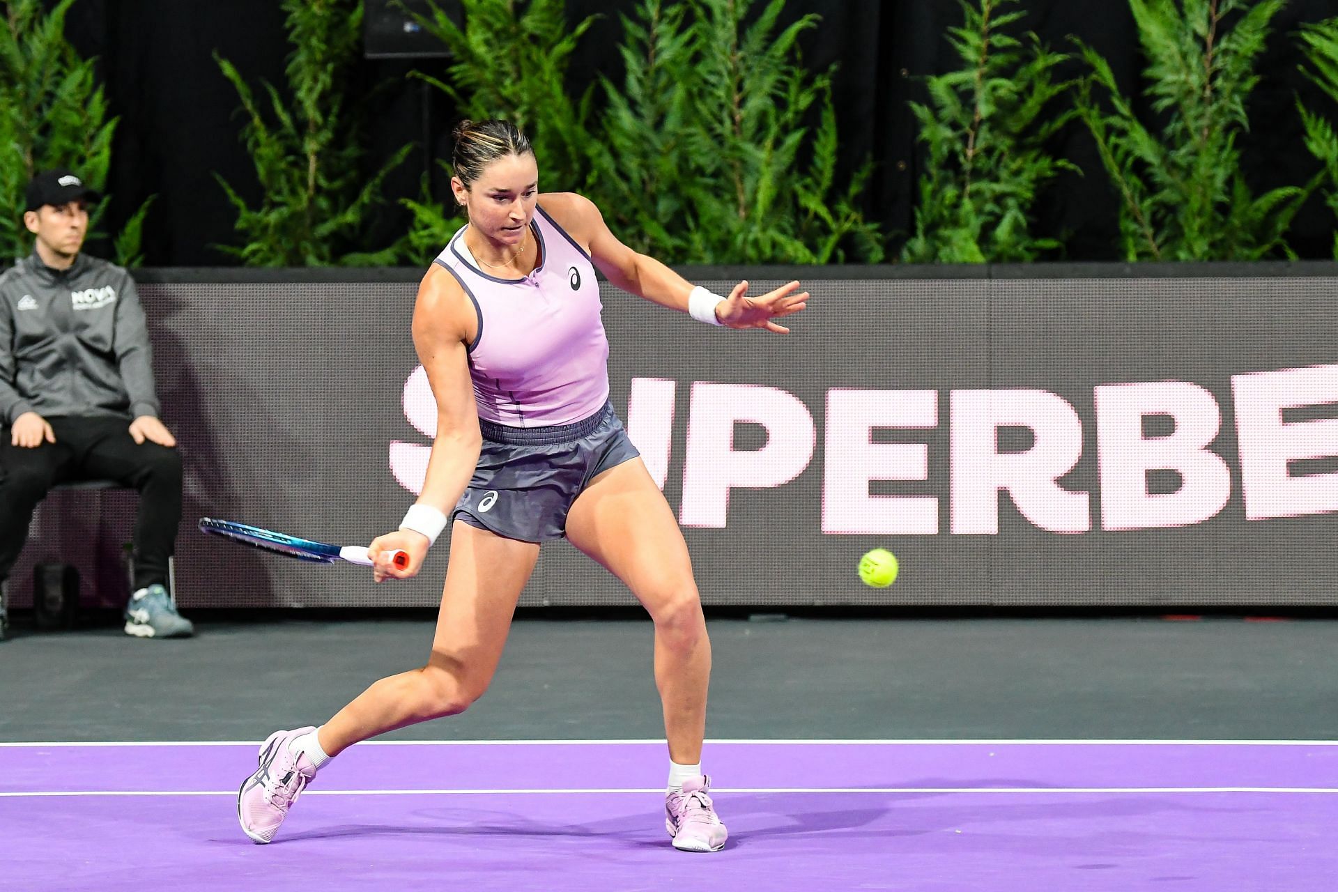 Former World No. 41 Dolehide hits a forehand | Image Source - Getty