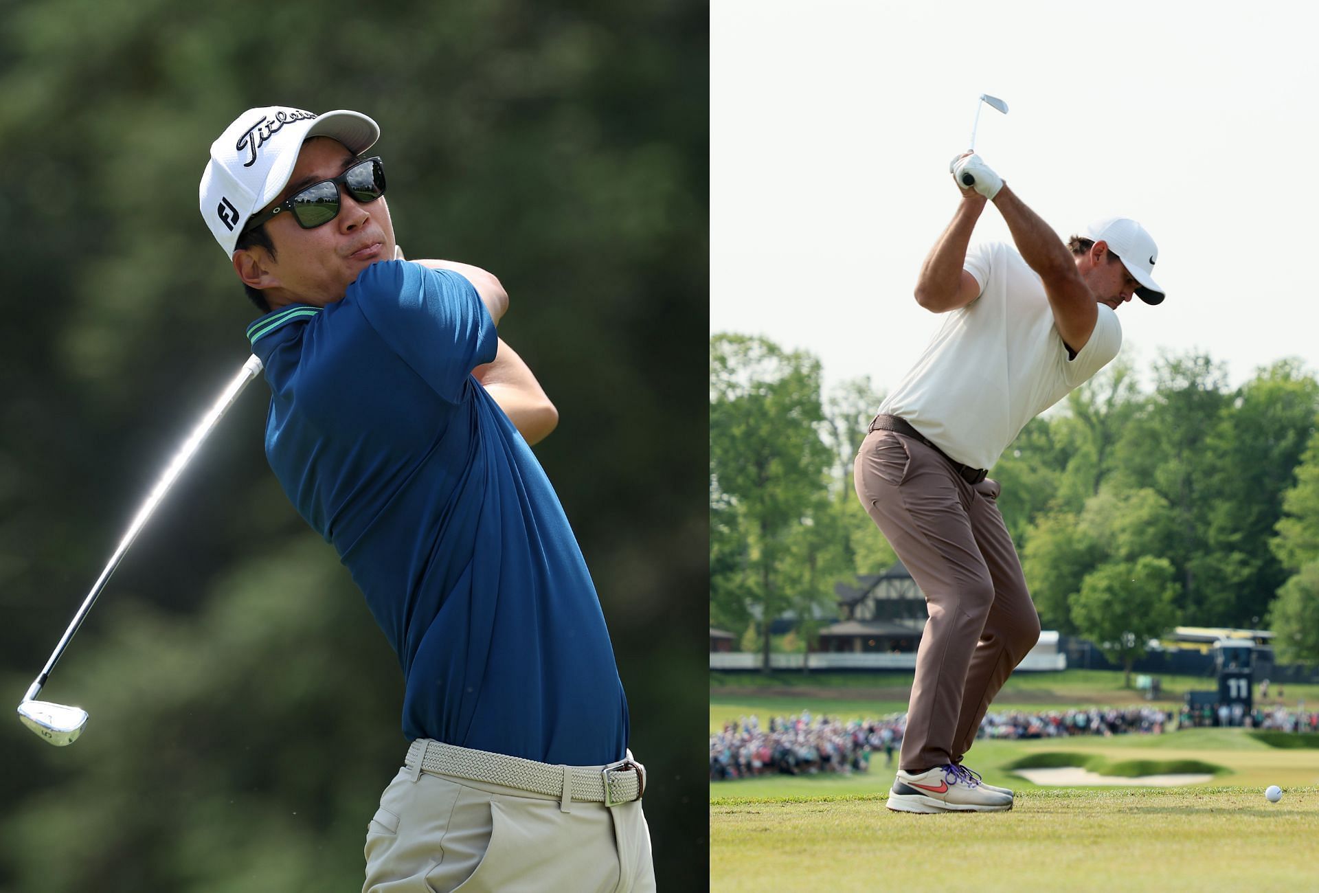 Michael S. Kim and Brooks Koepka ( via Getty)