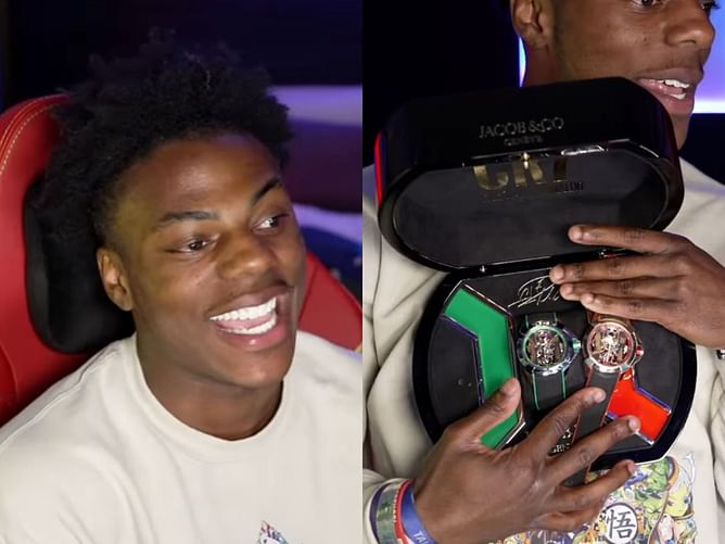 How much do IShowSpeed's Jacob & Co. Cristiano Ronaldo watches cost?
