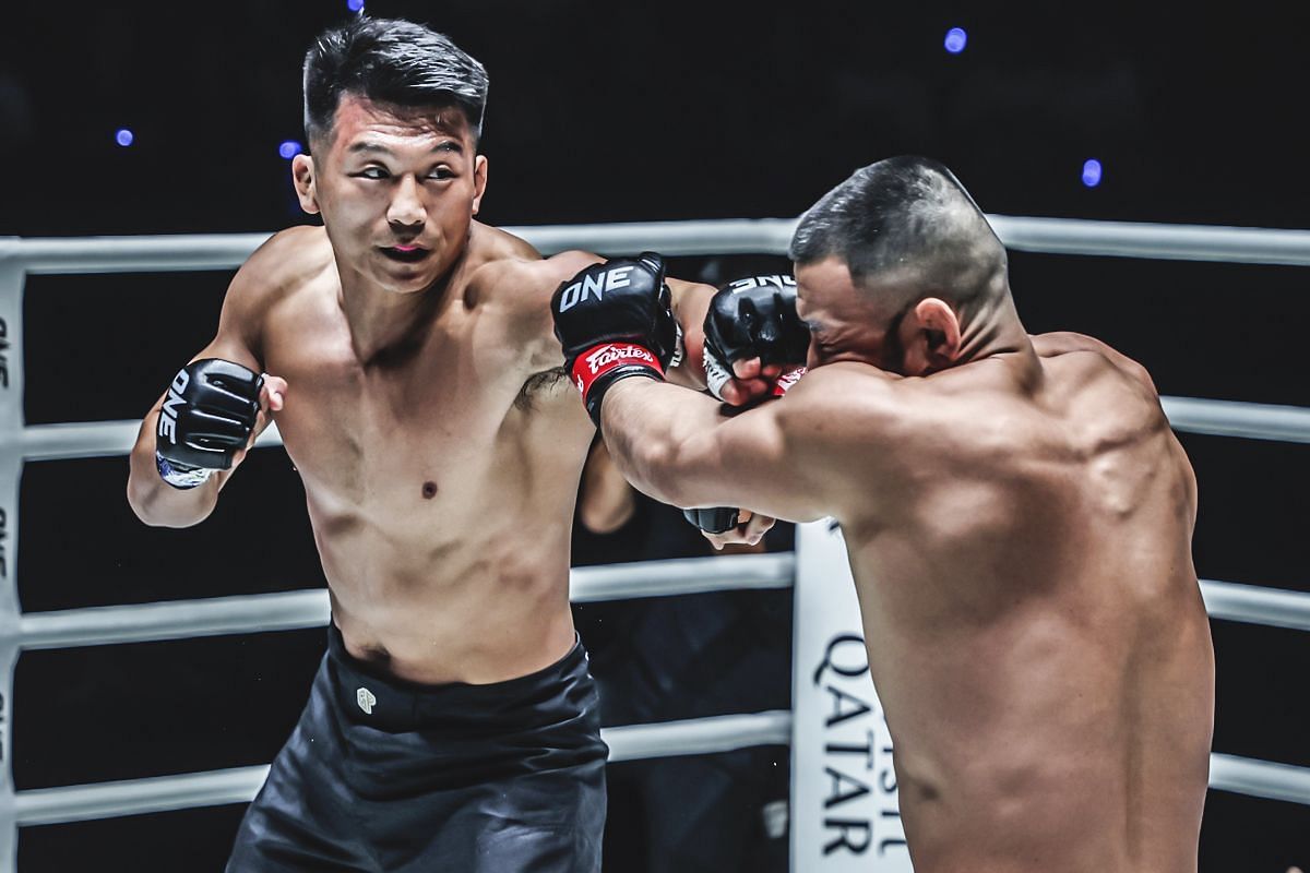 Zhang Lipeng and Hiroyuki Tetsuka - Photo by ONE Championship