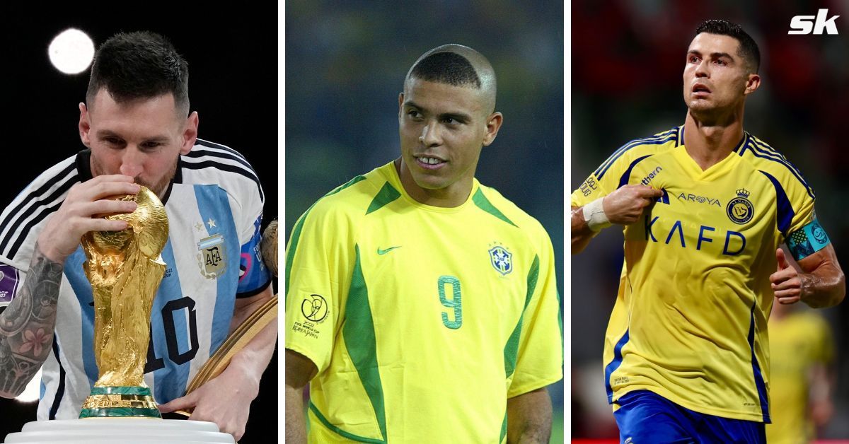 Ronaldo Nazario includes Lionel Messi in his top 3 players of all time, snubs Cristiano Ronaldo