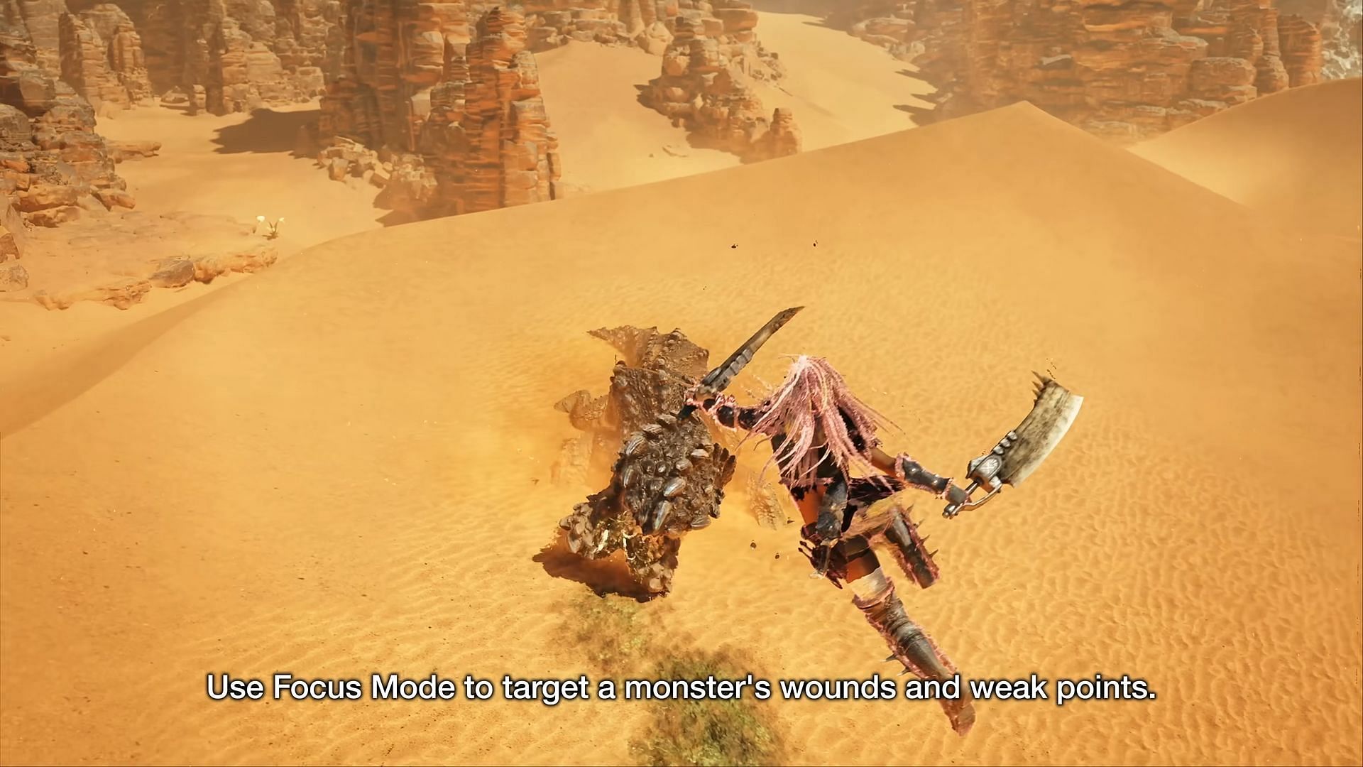 Using focus mode in Monster Hunter Wilds (Image via Capcom)