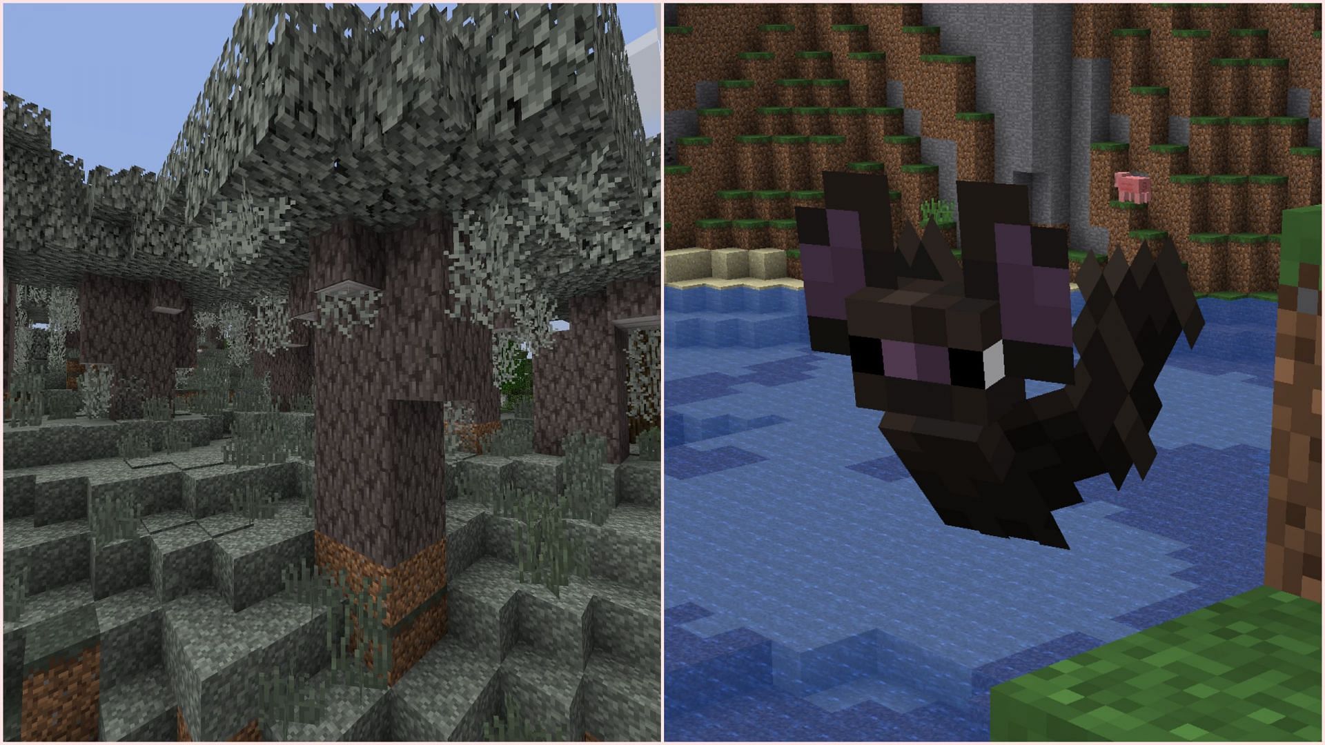 Some new mobs, blocks, and item textures will not change (Image via Sportskeeda Gaming || Mojang)