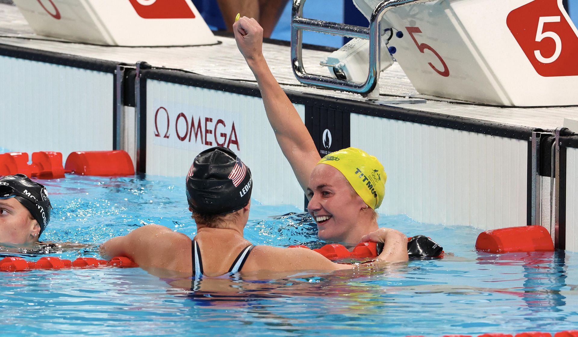 Ariarne Titmus at the Swimming - Olympic Games Paris 2024: Day 1 - Source: Getty