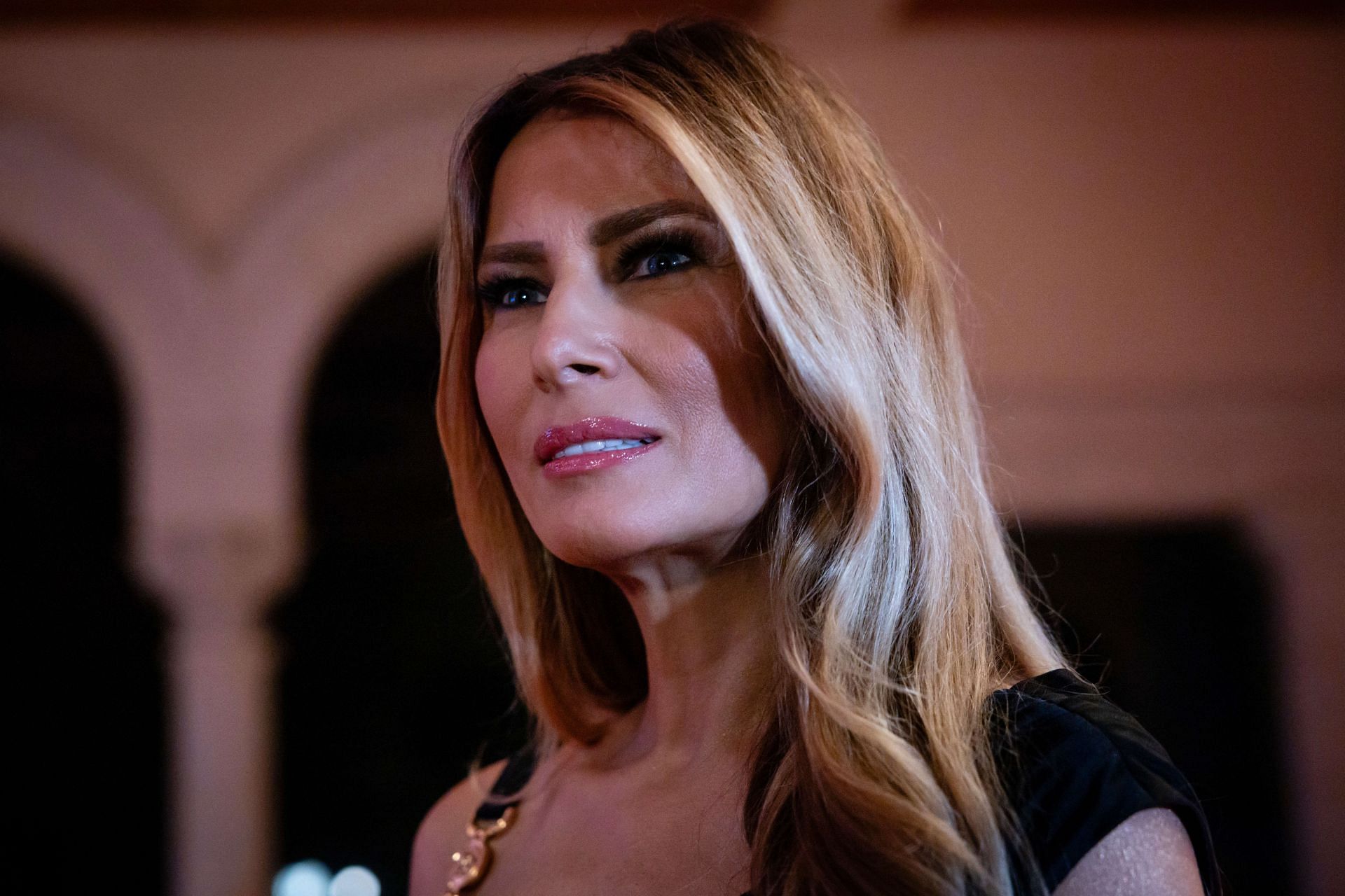 President-Elect Donald Trump Delivers Remarks On New Years Eve At Mar-A-Lago Club - Source: Getty