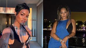 Amar'e Stoudemire's ex-wife drops 3-word reaction after linking up with Jayden Daniels' mom and Teyana Taylor