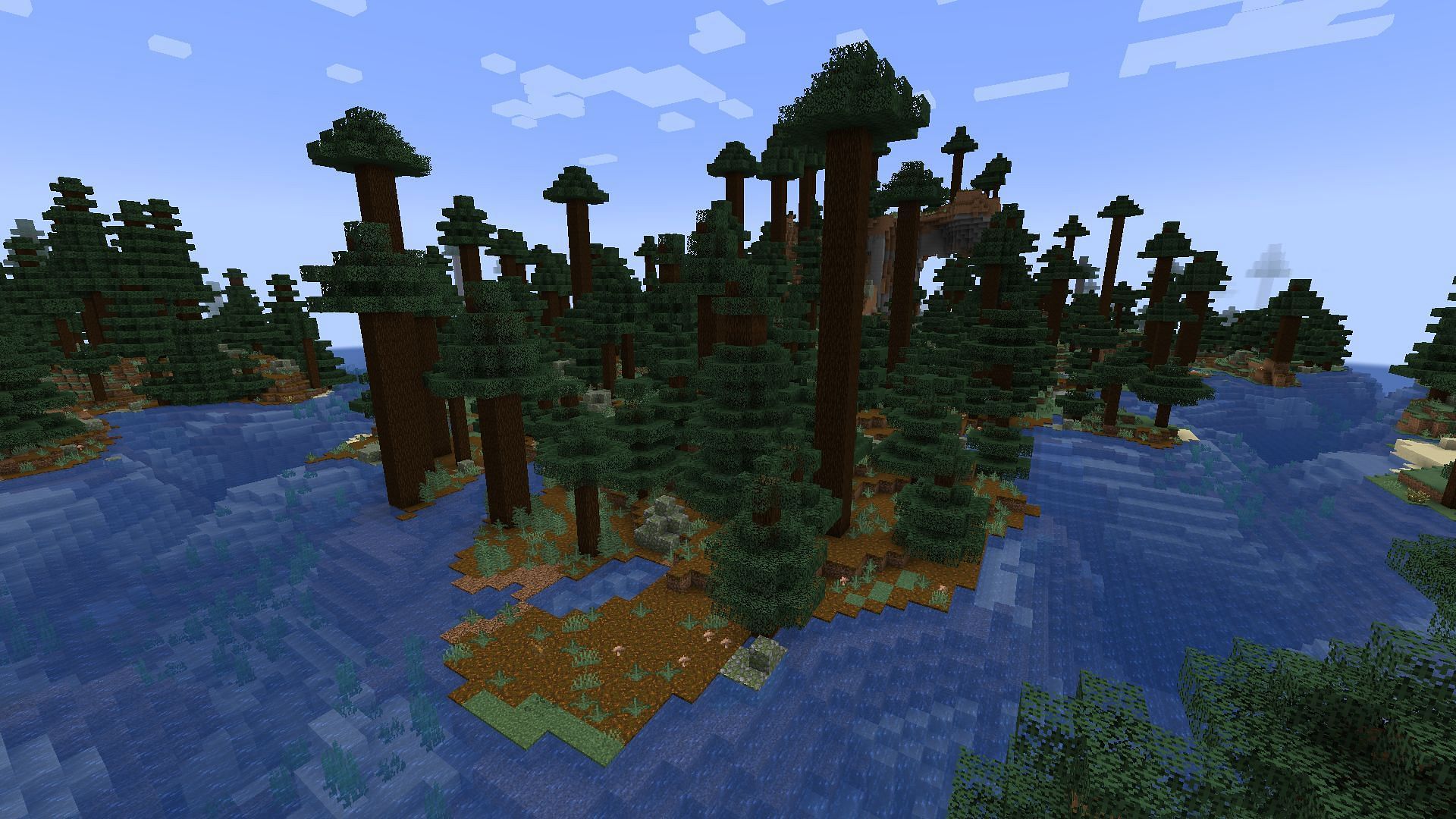 The old-growth spruce taiga variant (Image via Mojang Studios)