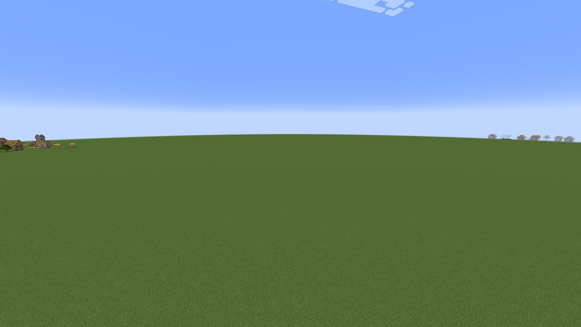 Minecraft superflat world