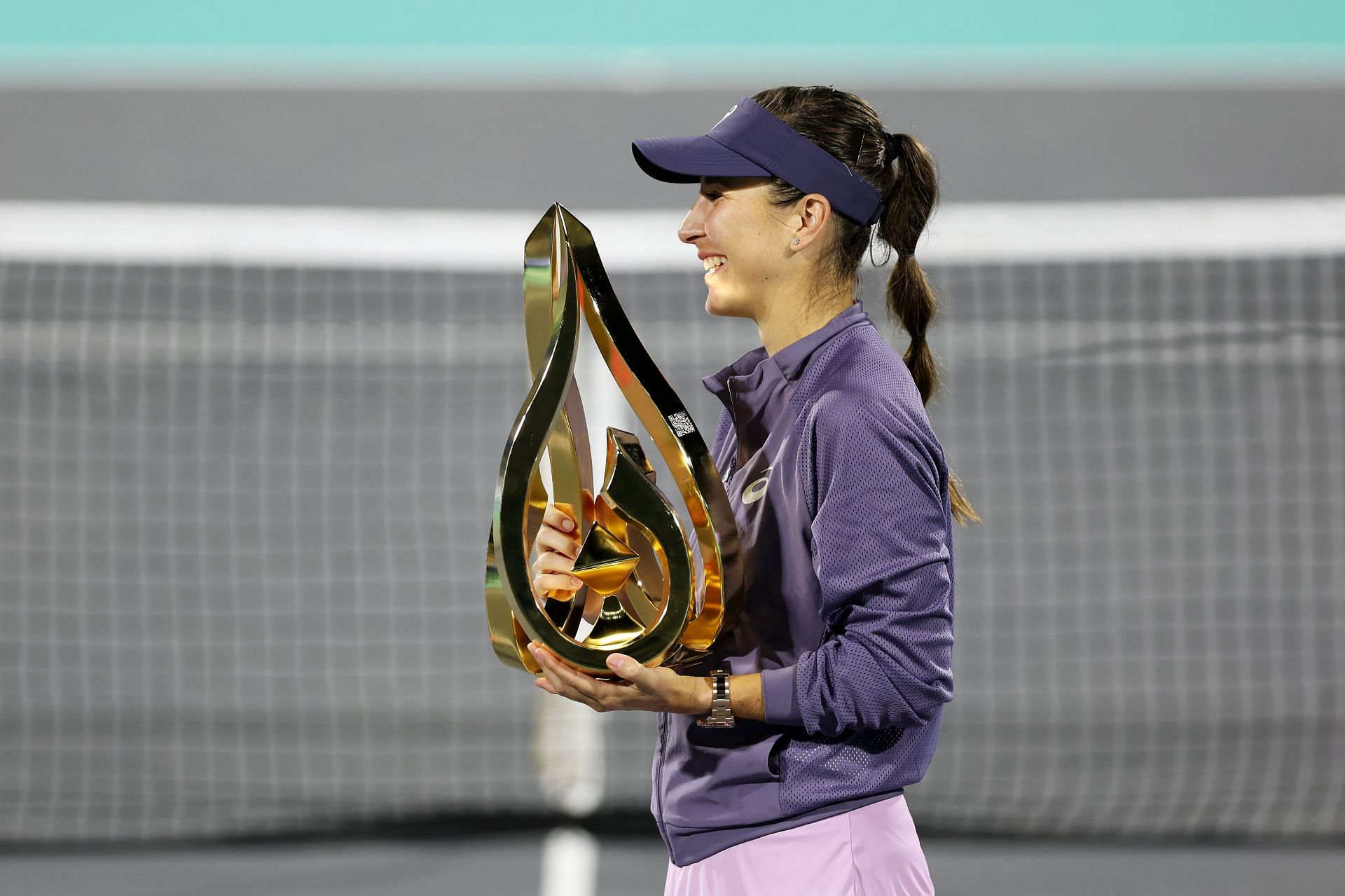 Belinda Bencic at the Abu Dhabi Open - Source: Getty