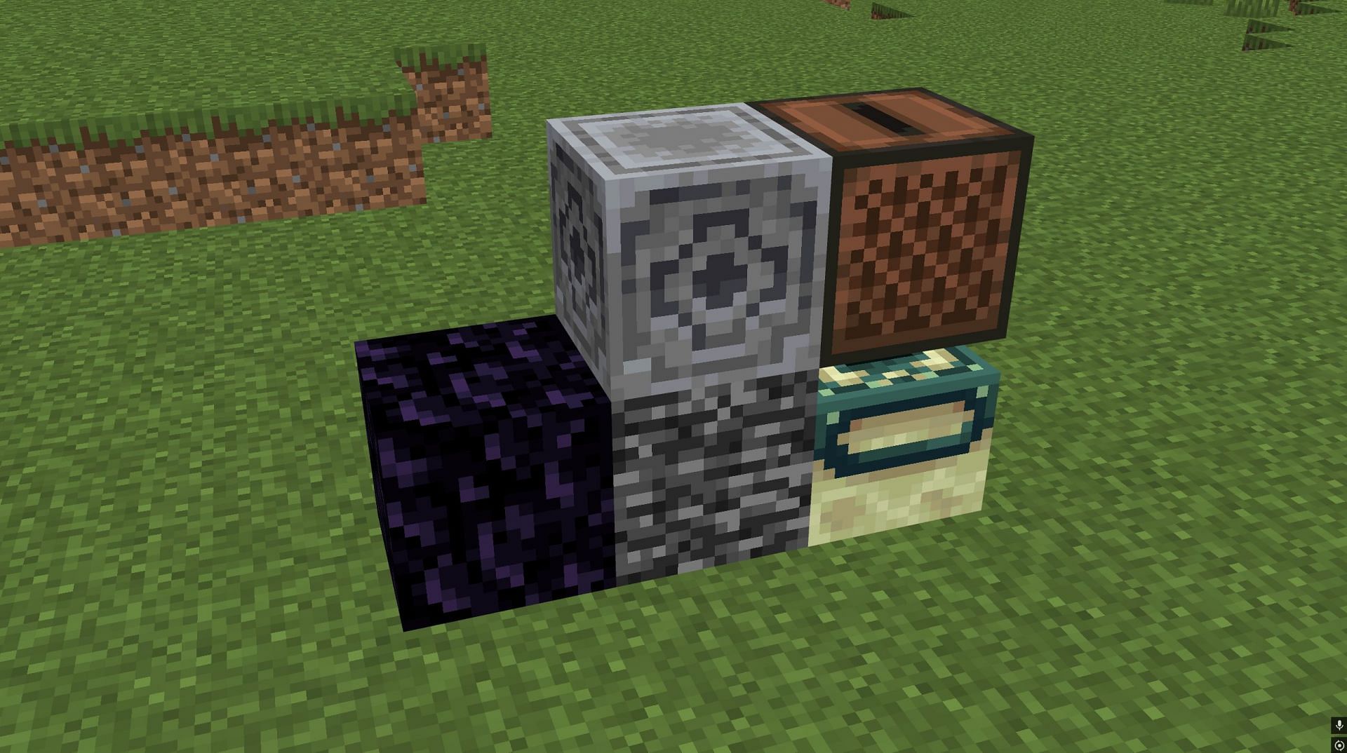 Bedrock Edition has fewer blocks that are immovable (Image via Sportskeeda Gaming/Mojang)