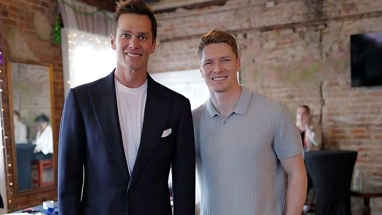 Tom Brady with Josef Newgarden | Image via Instagram (@indycar)