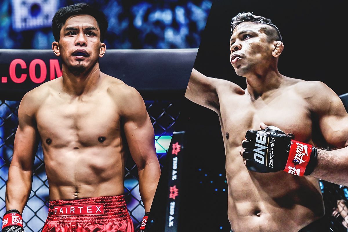 Kevin Belingon (left) and Bibiano Fernandes (right). [Photos from ONE Championship]