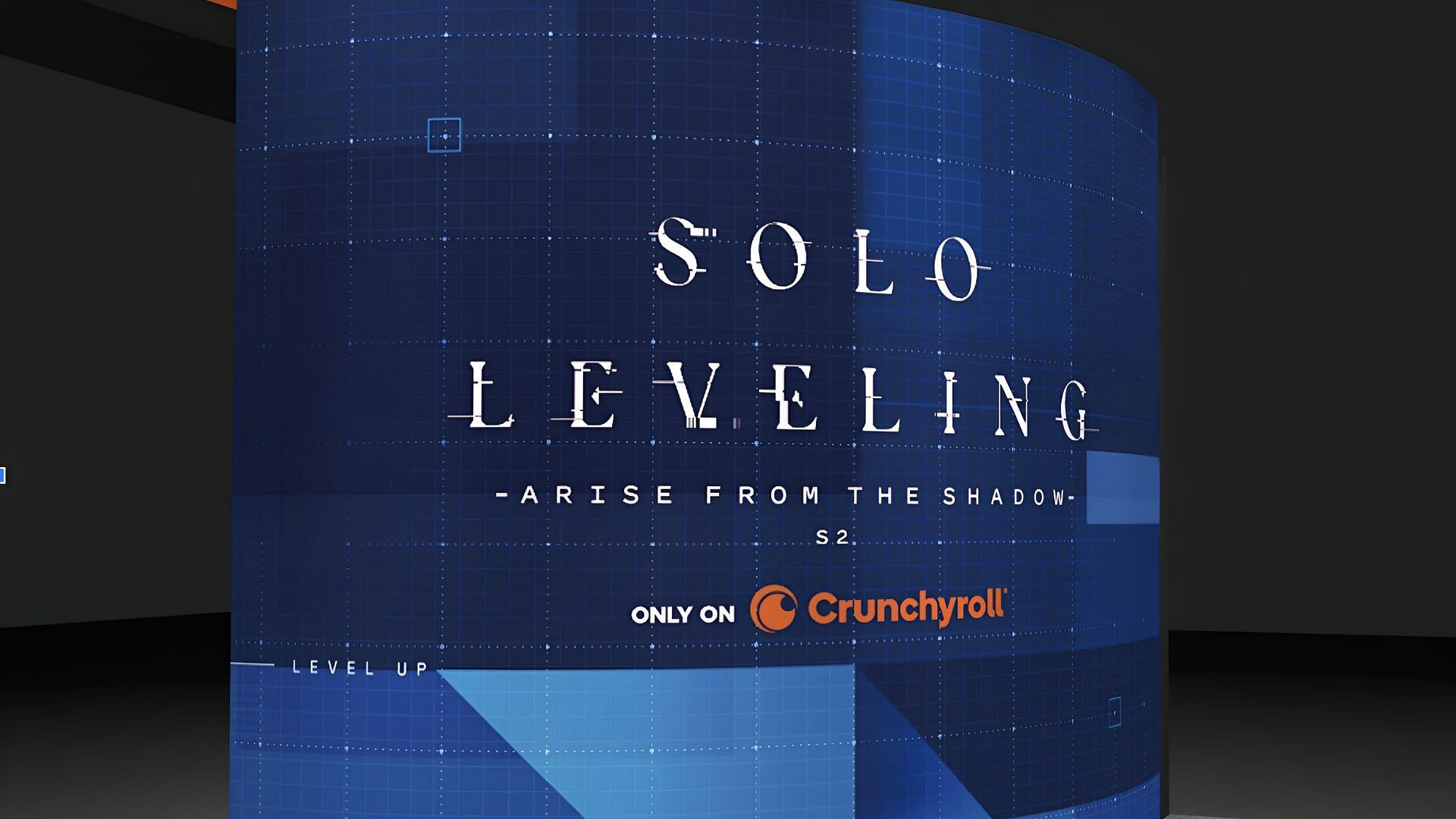 Solo Leveling 360&deg; Experience wrap model for Crunchyroll booth (Image via Crunchyroll)