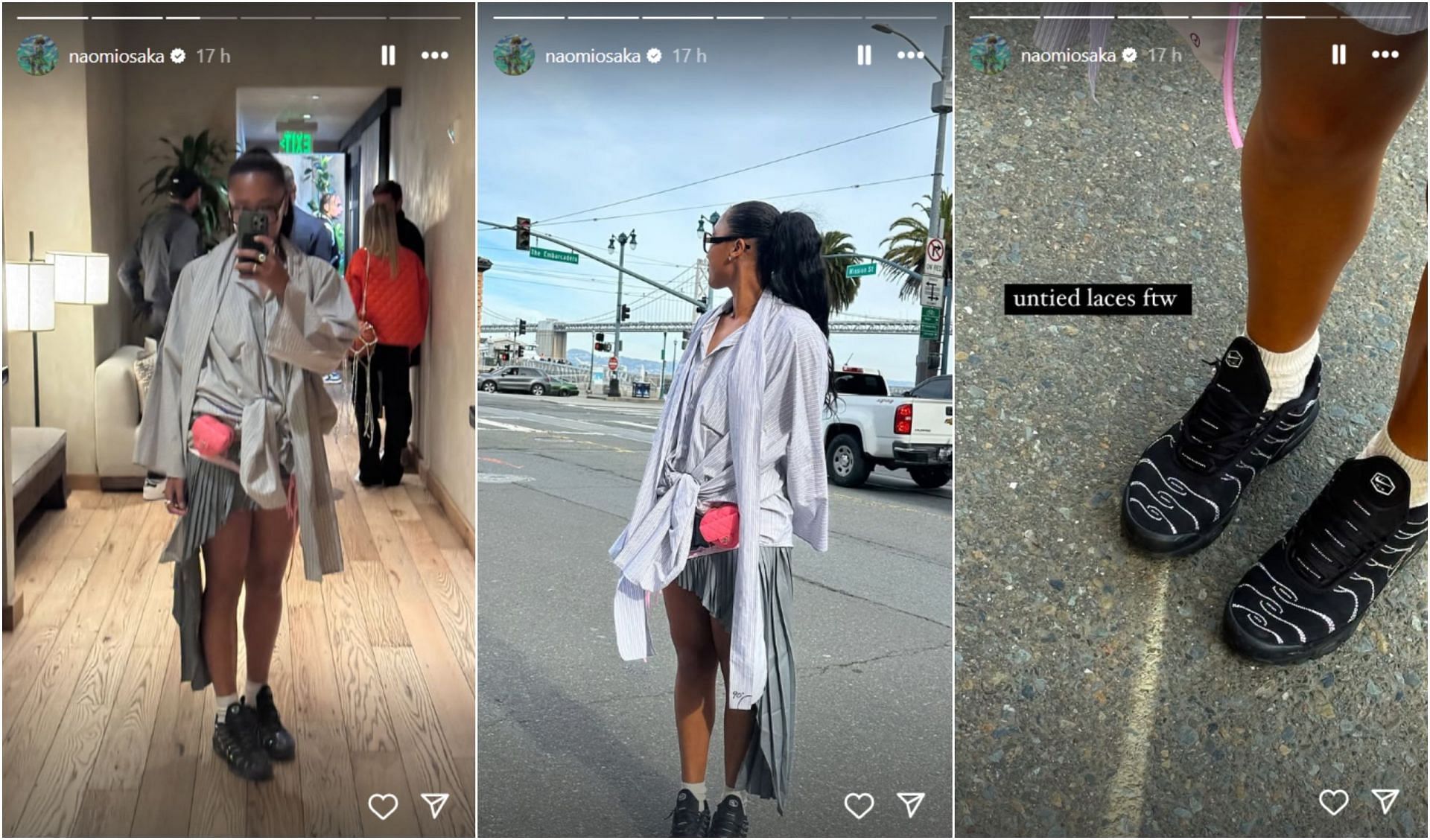 Naomi Osaka roams in San Francisco after Dubai Open withdrawal; Instagram - @naomiosaka