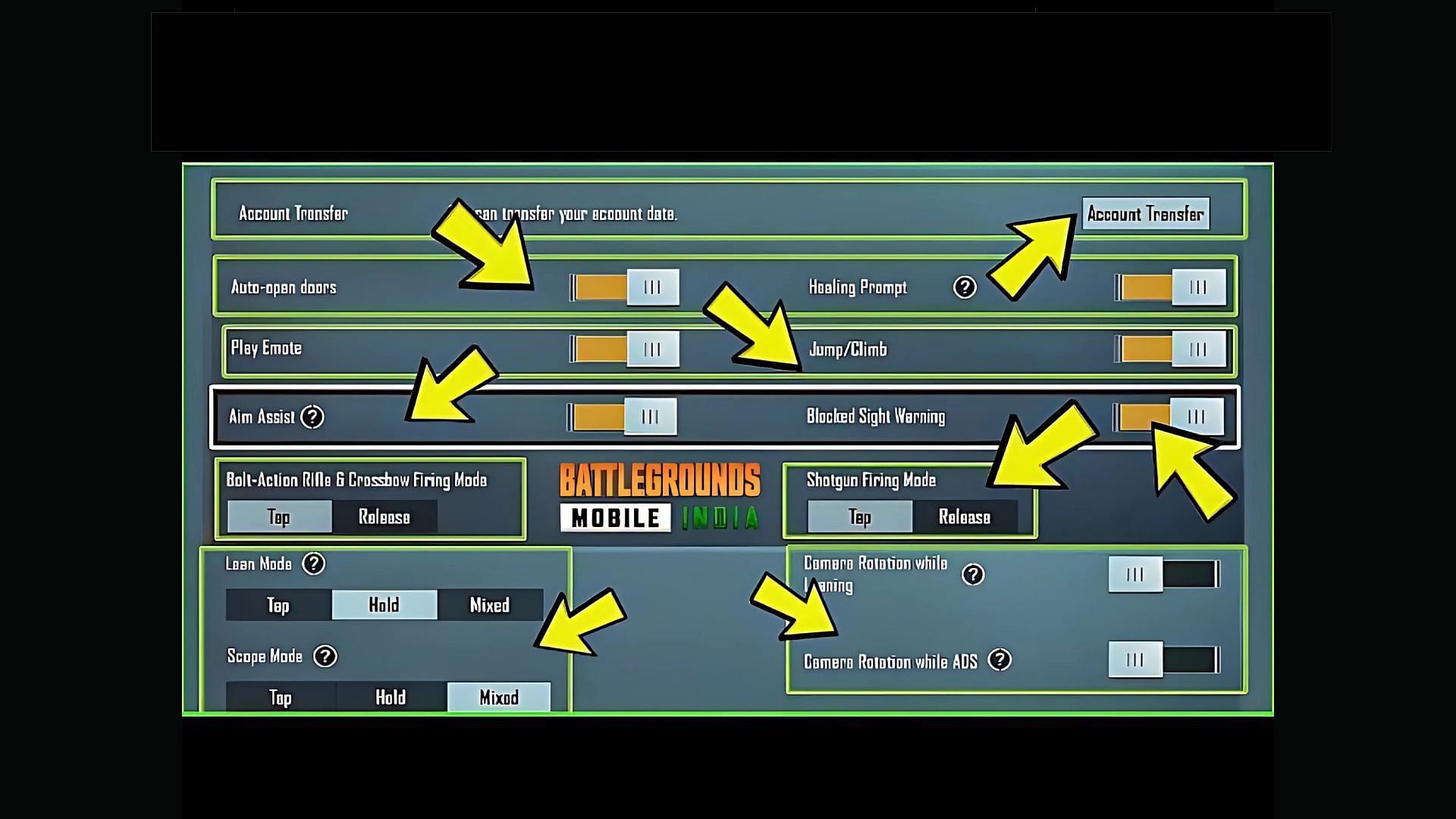 Best BGMI settings tips and tricks (Image via Krafton)