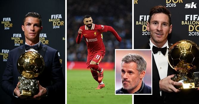 “He’s having a Messi and Ronaldo season” - Jamie Carragher salutes Mohamed Salah before ex-Chelsea star makes Ballon d’Or claim