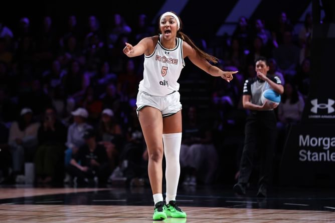"Ben Simmons does this" - Fans beg Angel Reese to shoot 3s as another practice video surfaces