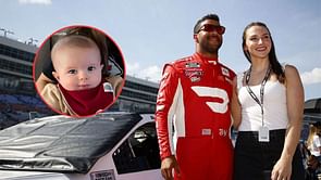 Bubba Wallace's wife Amanda shares adorable photo of son calling his smirk that of a 'champ' on IG story