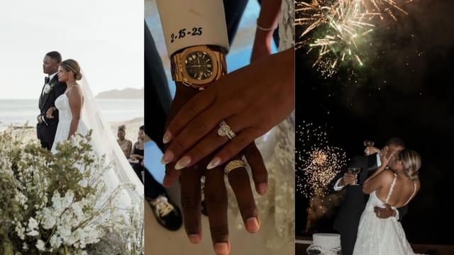 In Pics: Commanders WR Terry McLaurin ties knot with his fiancée ...