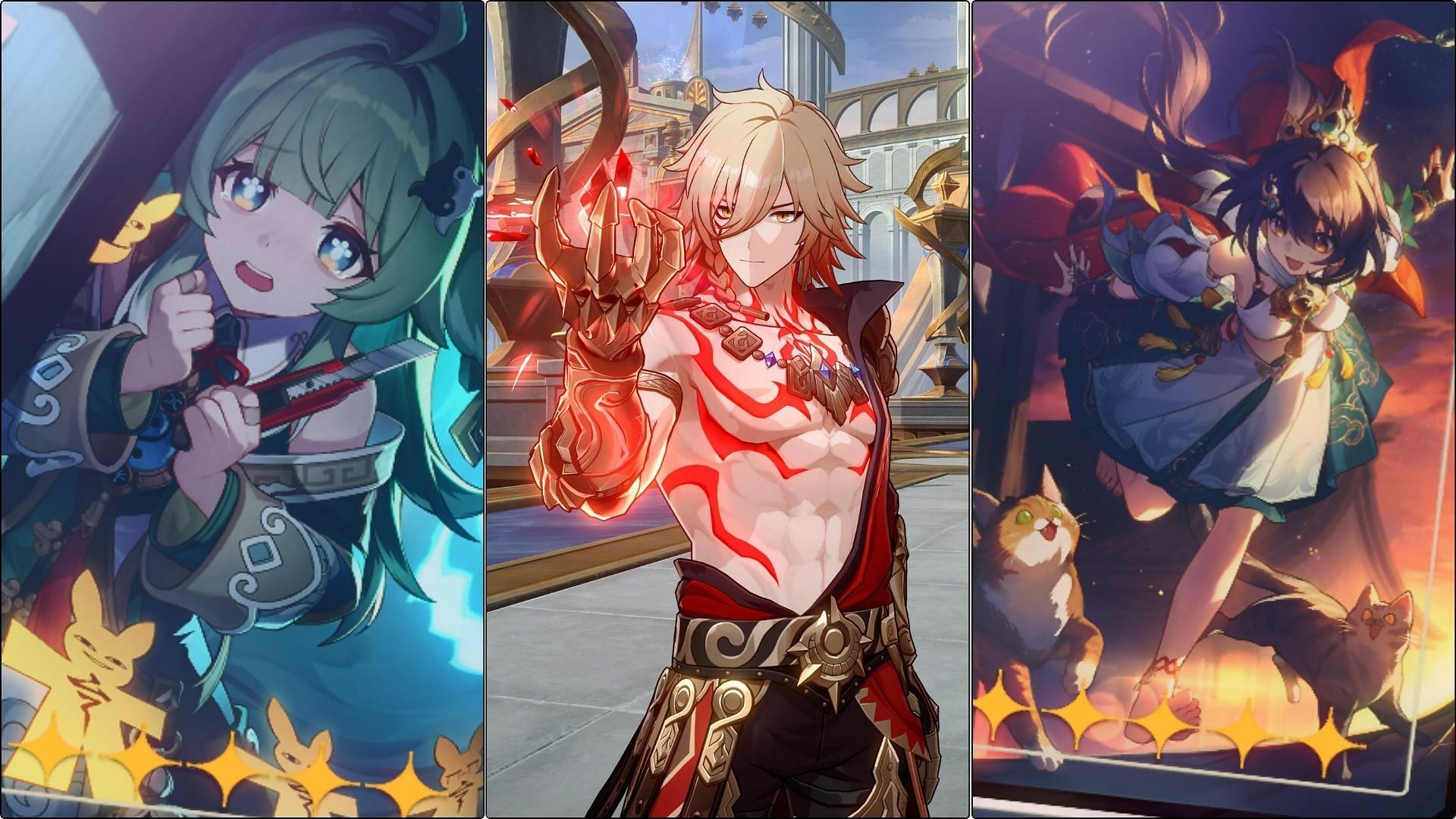 Night of Fright, Mydei, and Dance at Sunset in Honkai Star Rail (Image via Sportskeeda Gaming/HoYoverse)