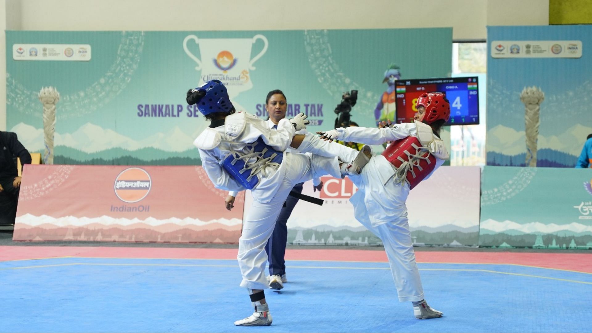 National Games 2025 Taekwondo: Services secure 3 golds on the opening day; hosts Uttarakhand bag 5 medals (Image via National Games)