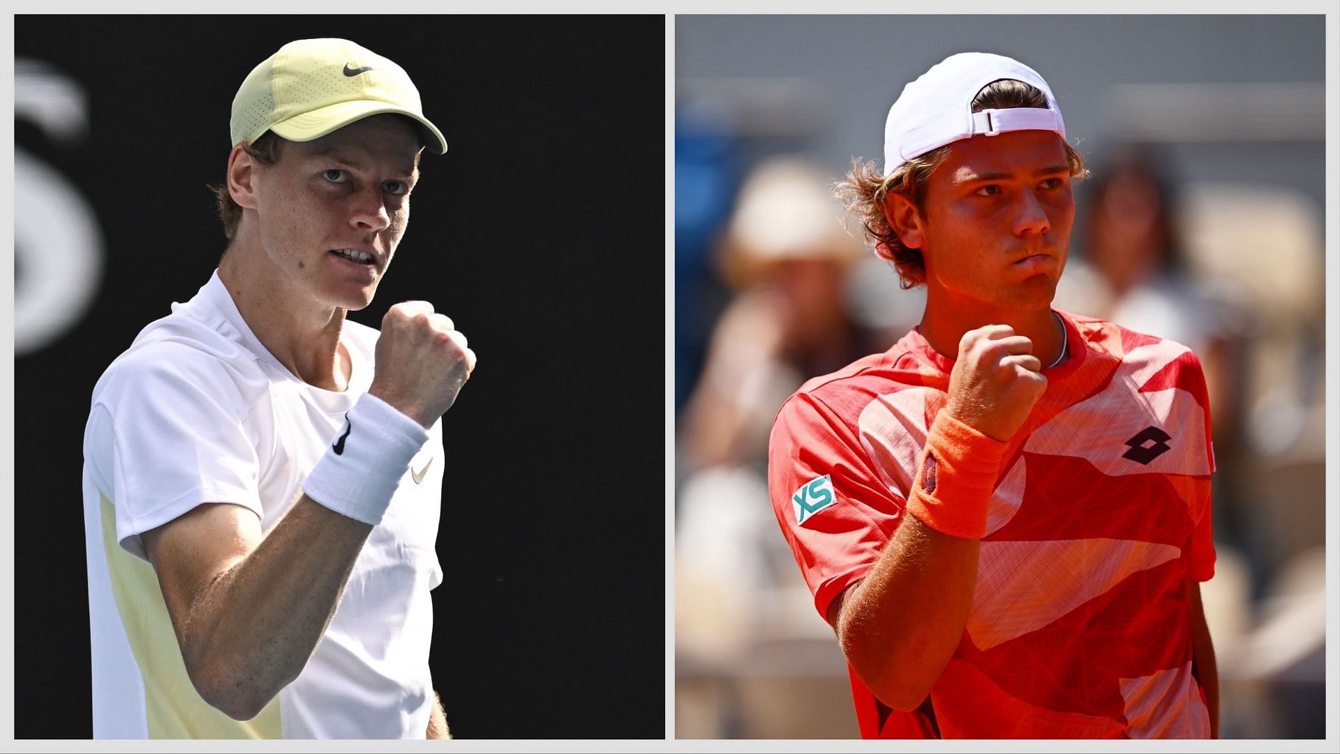 ATP Rankings Update ft Jannik Sinner (L) and Aleksandar Kovacevic (R),  (Source:Getty Images)