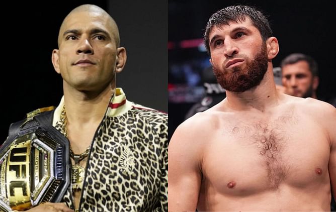 Magomed Ankalaev shares four-word reaction to UFC 313 opponent Alex Pereira's viral moment