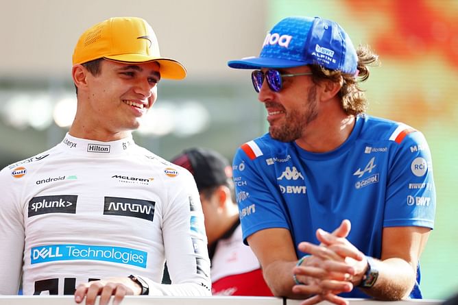 "If they want to fight, they will pay the price": When Fernando Alonso's racecraft outfoxed Lando Norris and Daniel Ricciardo