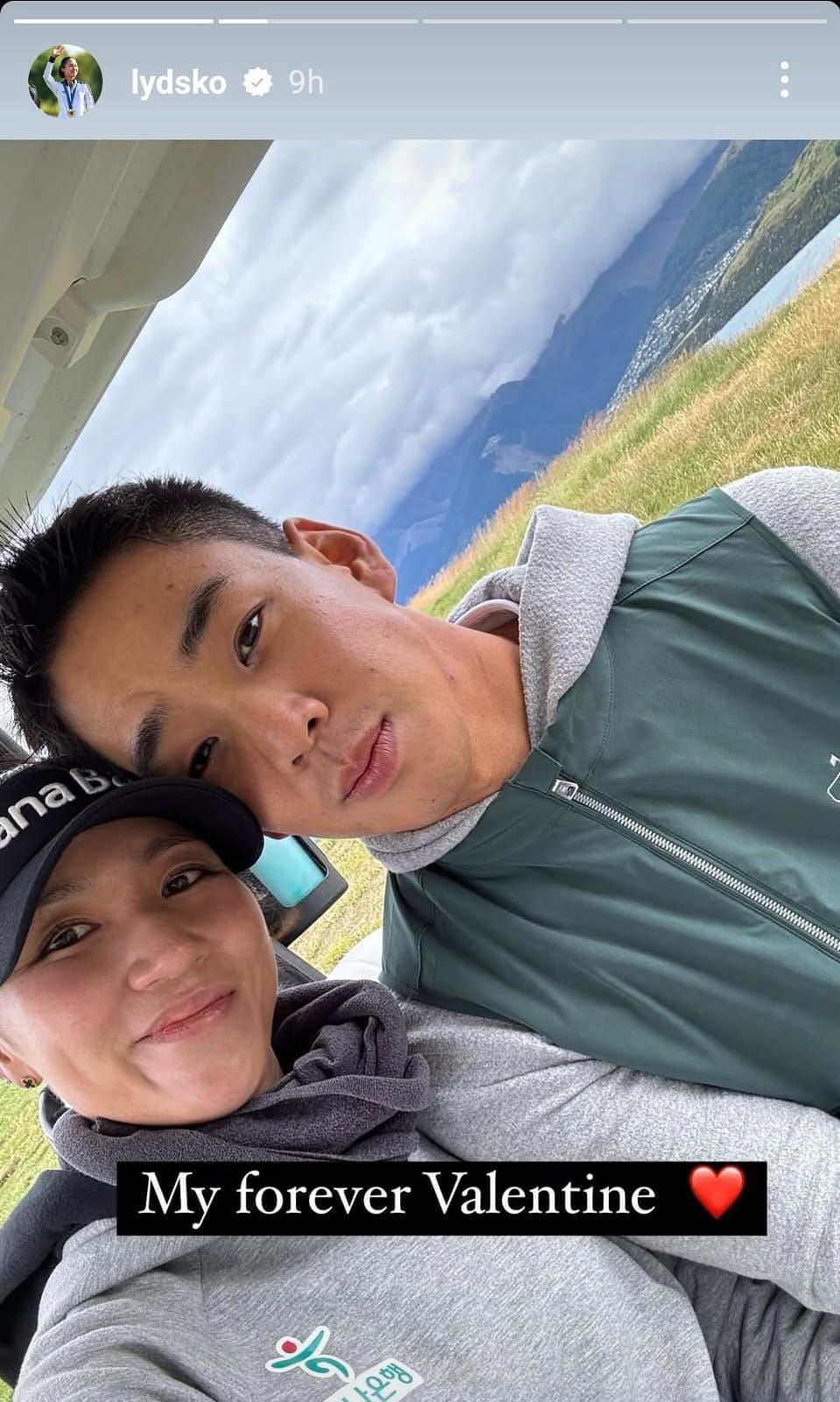 Lydia Ko and her husband Chung Jun ( via Lydia Ko&#039;s Instagram story) (@lydsko)