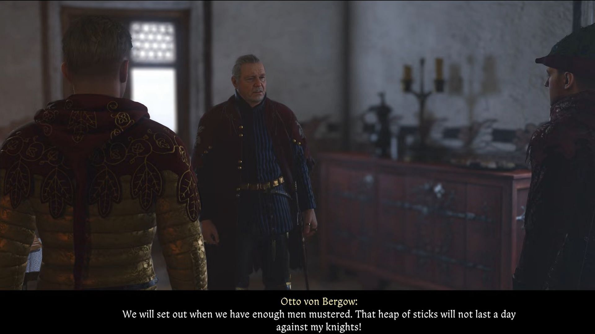 Otto von Bergow in Kingdom Come Deliverance 2 (Image via Deep Silver)