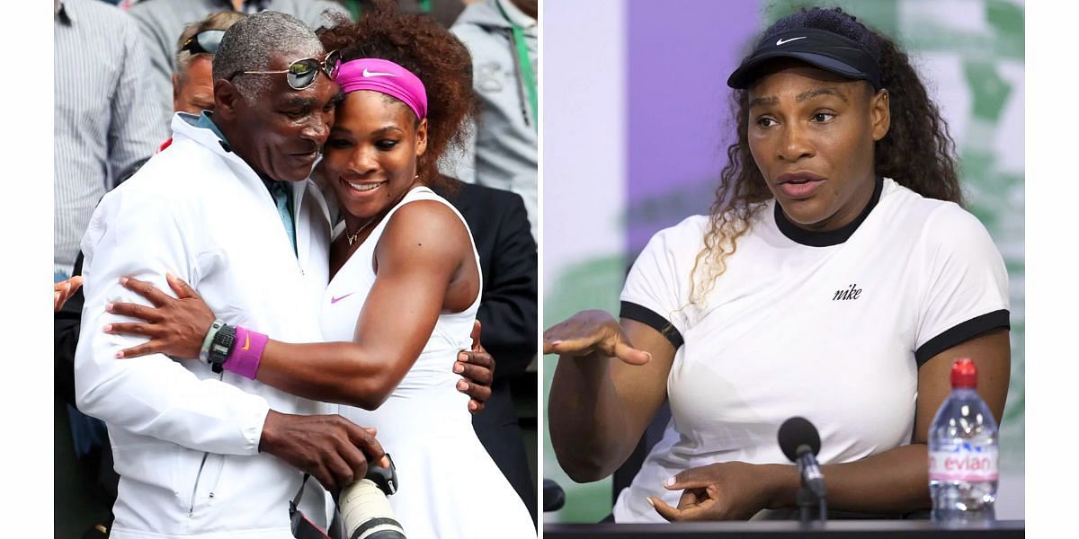 Serena Williams with her father Richard (Image Source: Getty)