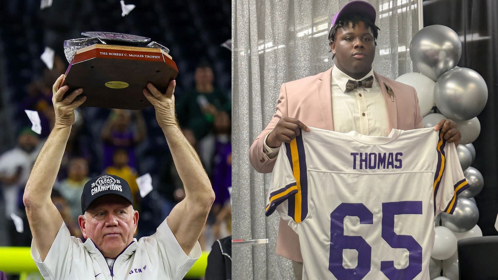 LSU coach Brian Kelly added some hot recruits, including OL Solomon Thomas. (Photo Credits: IMAGN)